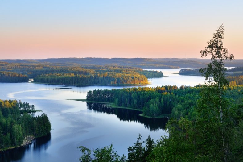 Danau Saimaa Finlandia