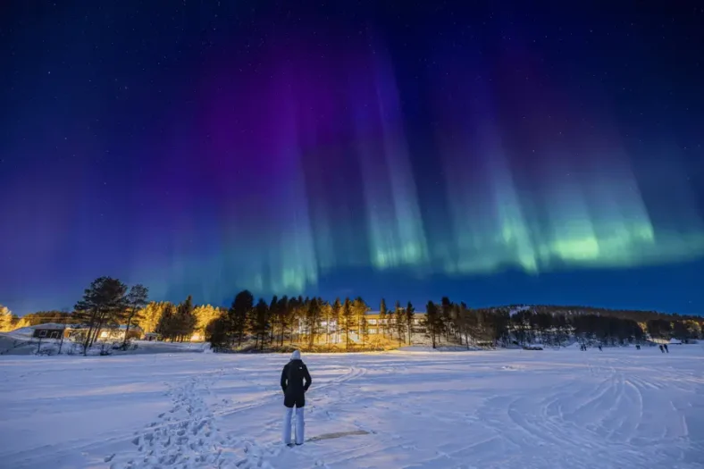 wisata finlandia aurora borealis